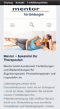 Mobile Screenshot of mentor-fortbildungen.de